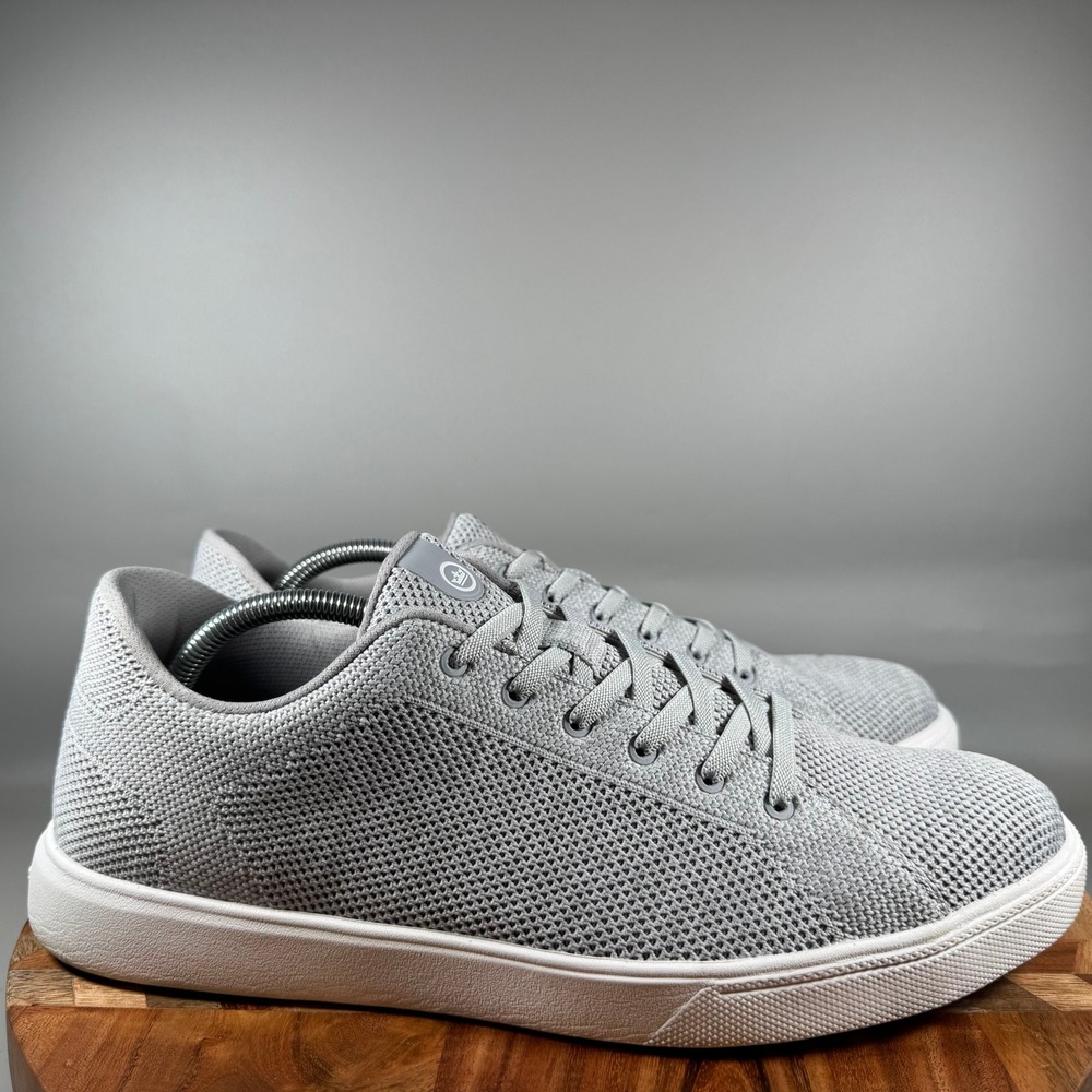 Peter Millar Hyperlight Glide Mens Grey Knit Mesh Low Top Sneakers Size 11.5
